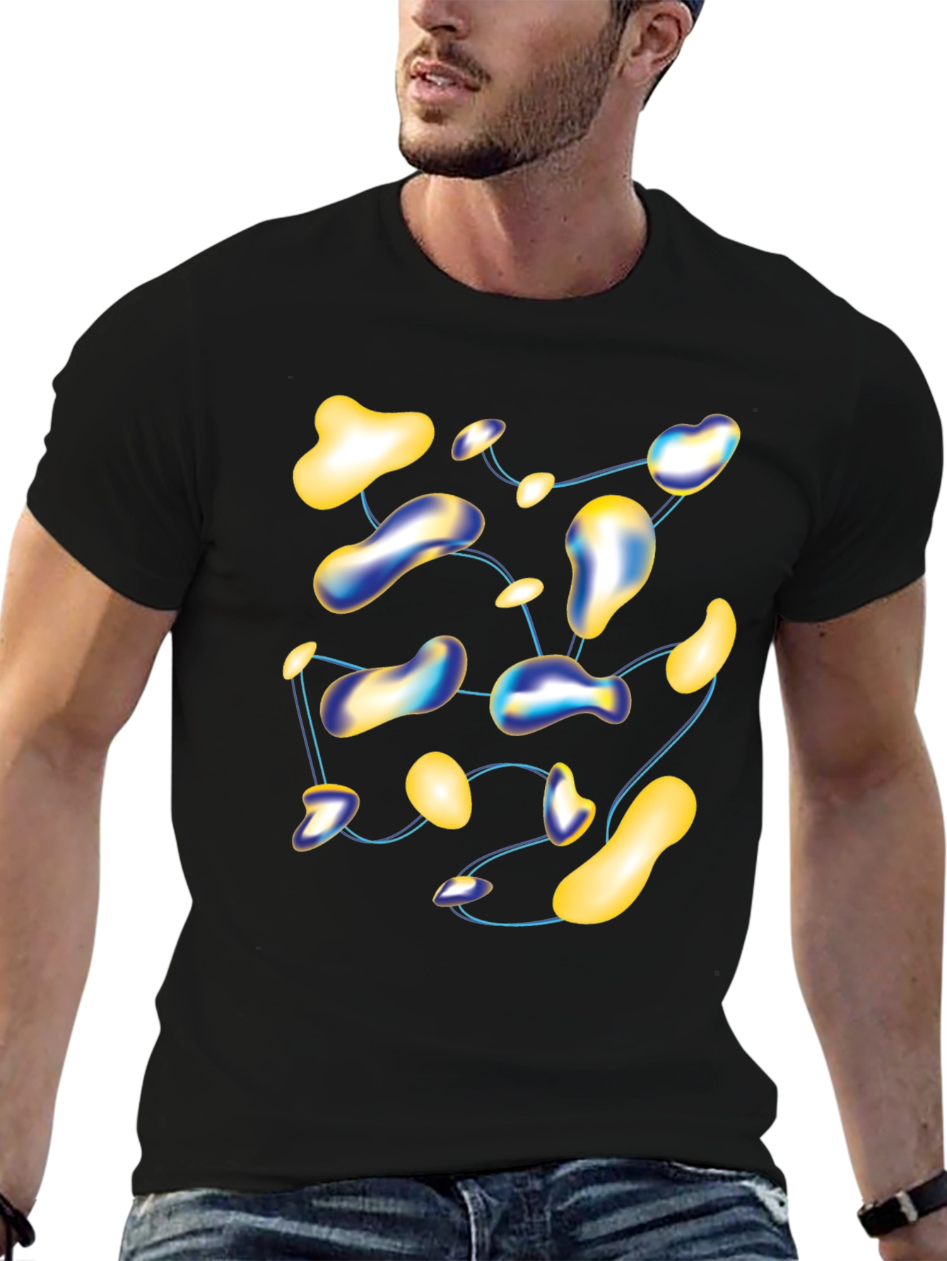 Abstract Blob T-Shirt - Modern Graphic Tee
