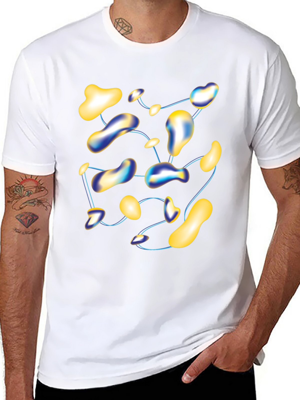 Abstract Blob T-Shirt - Modern Graphic Tee