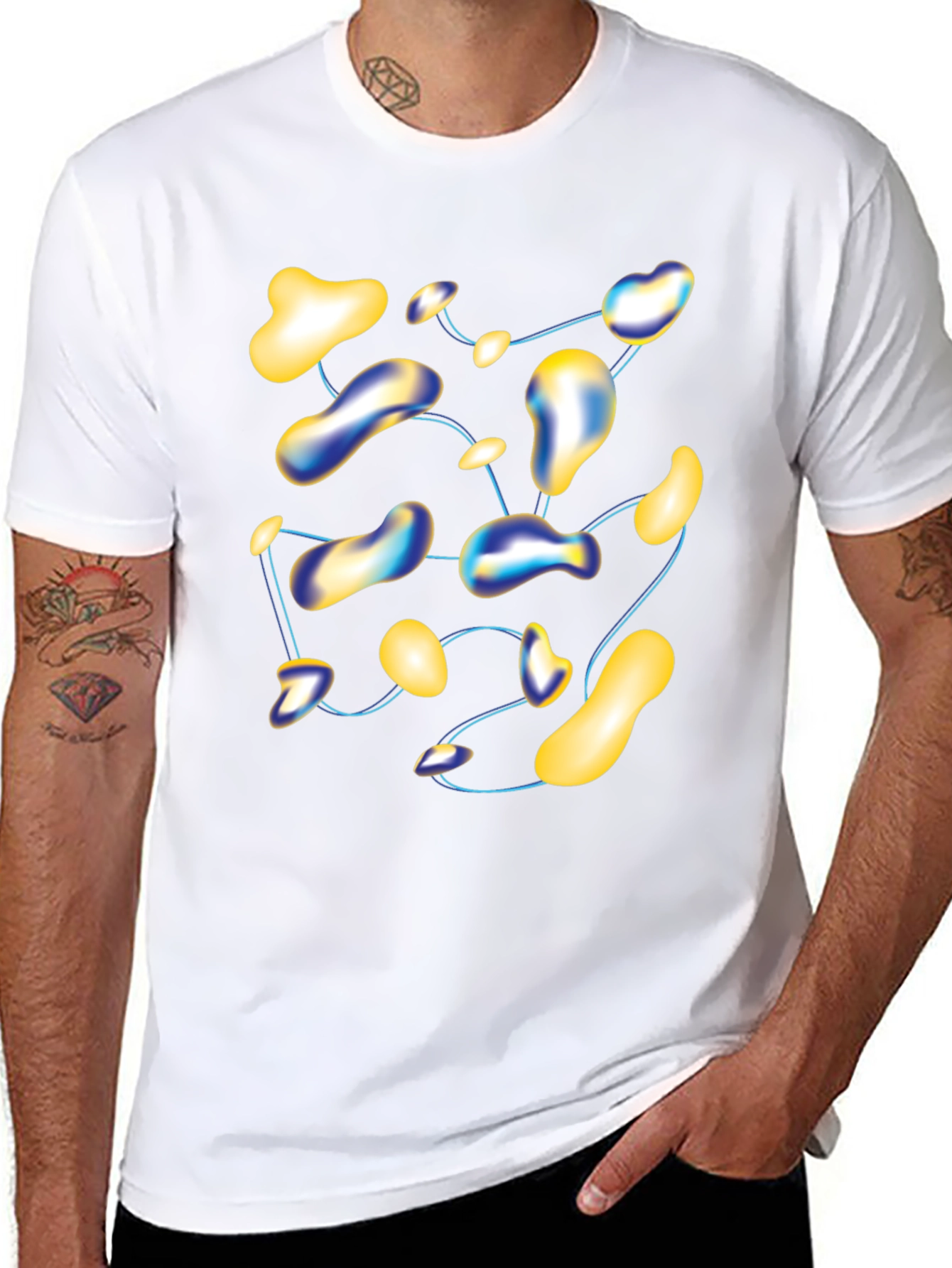 Abstract Blob T-Shirt - Modern Graphic Tee