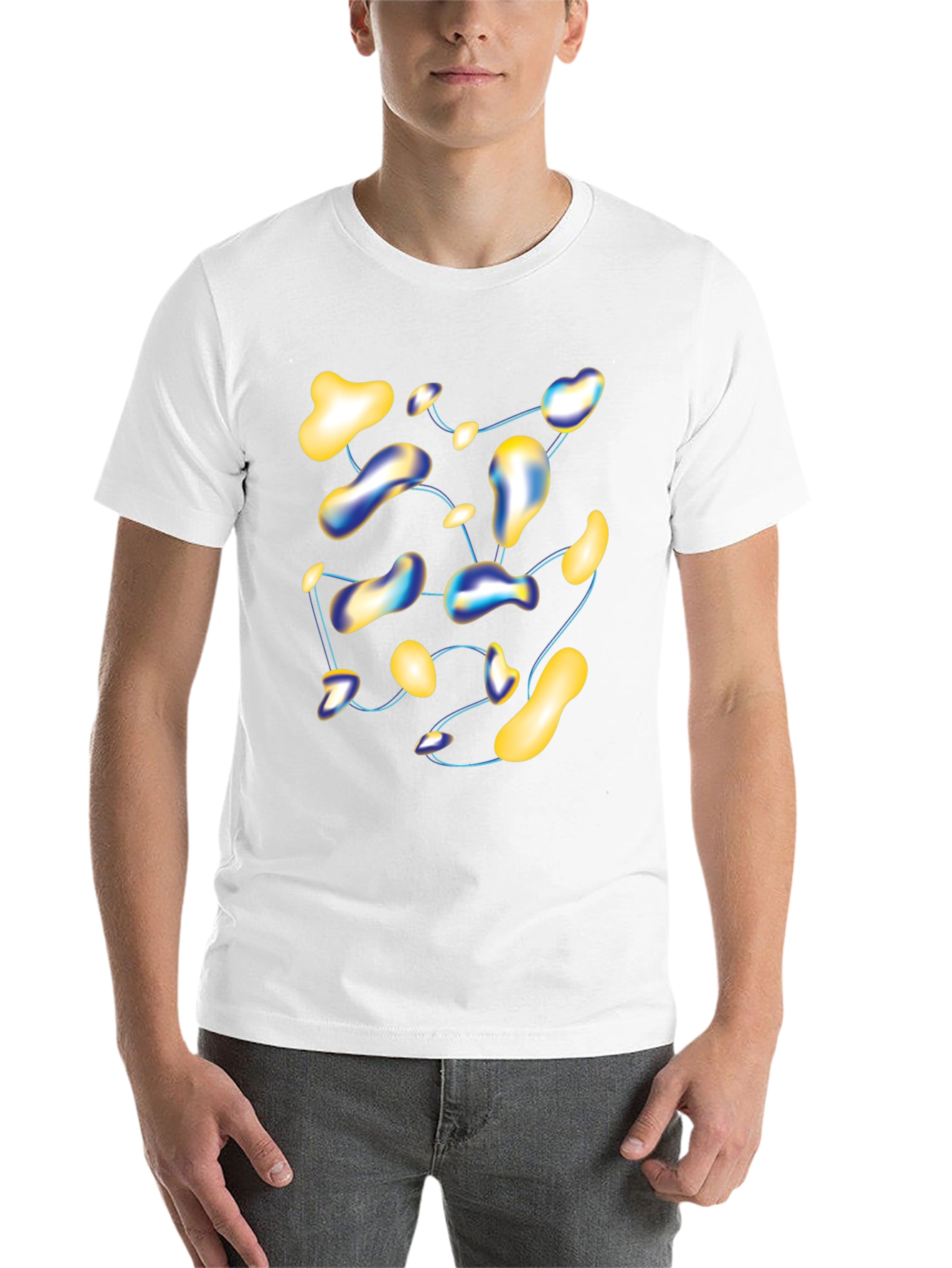 Abstract Blob T-Shirt - Modern Graphic Tee