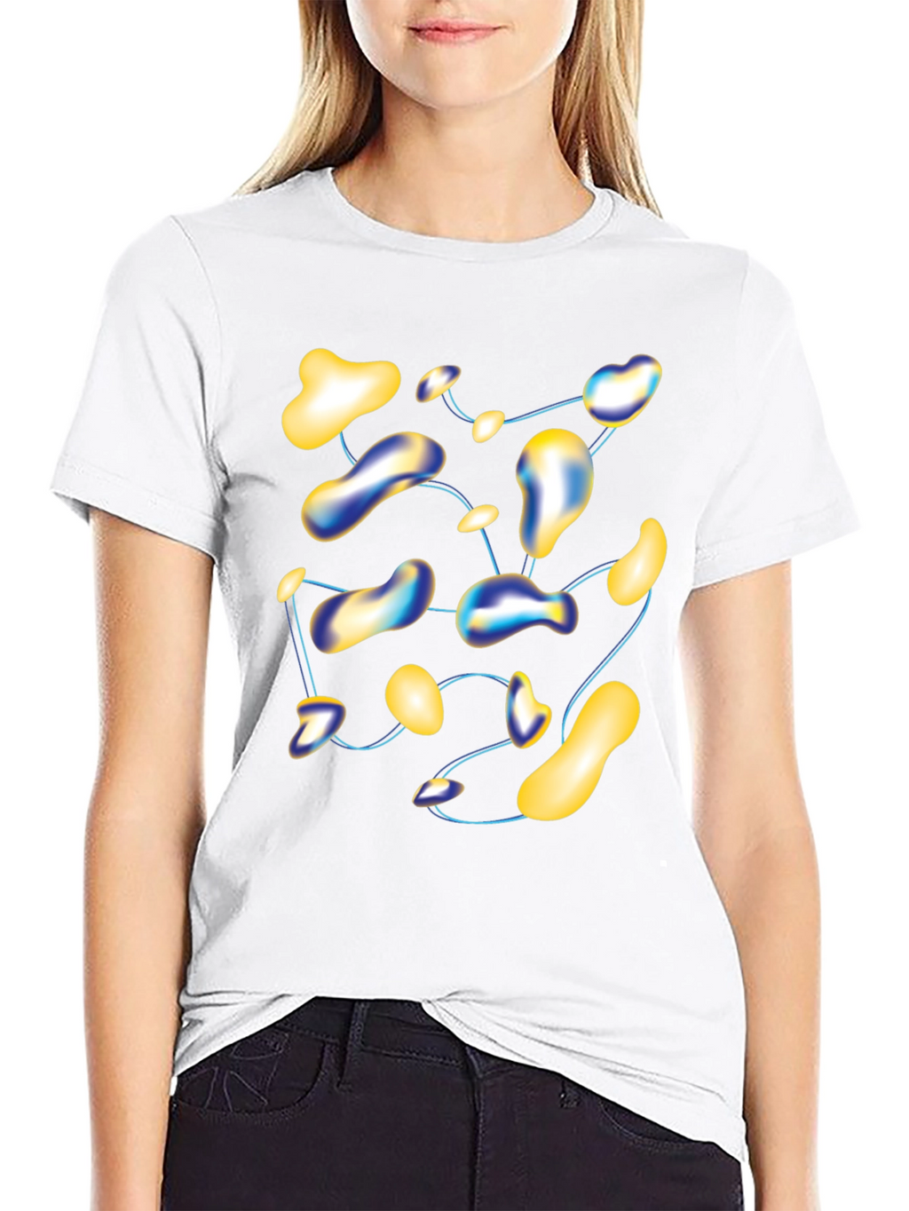 Abstract Blob T-Shirt - Modern Graphic Tee