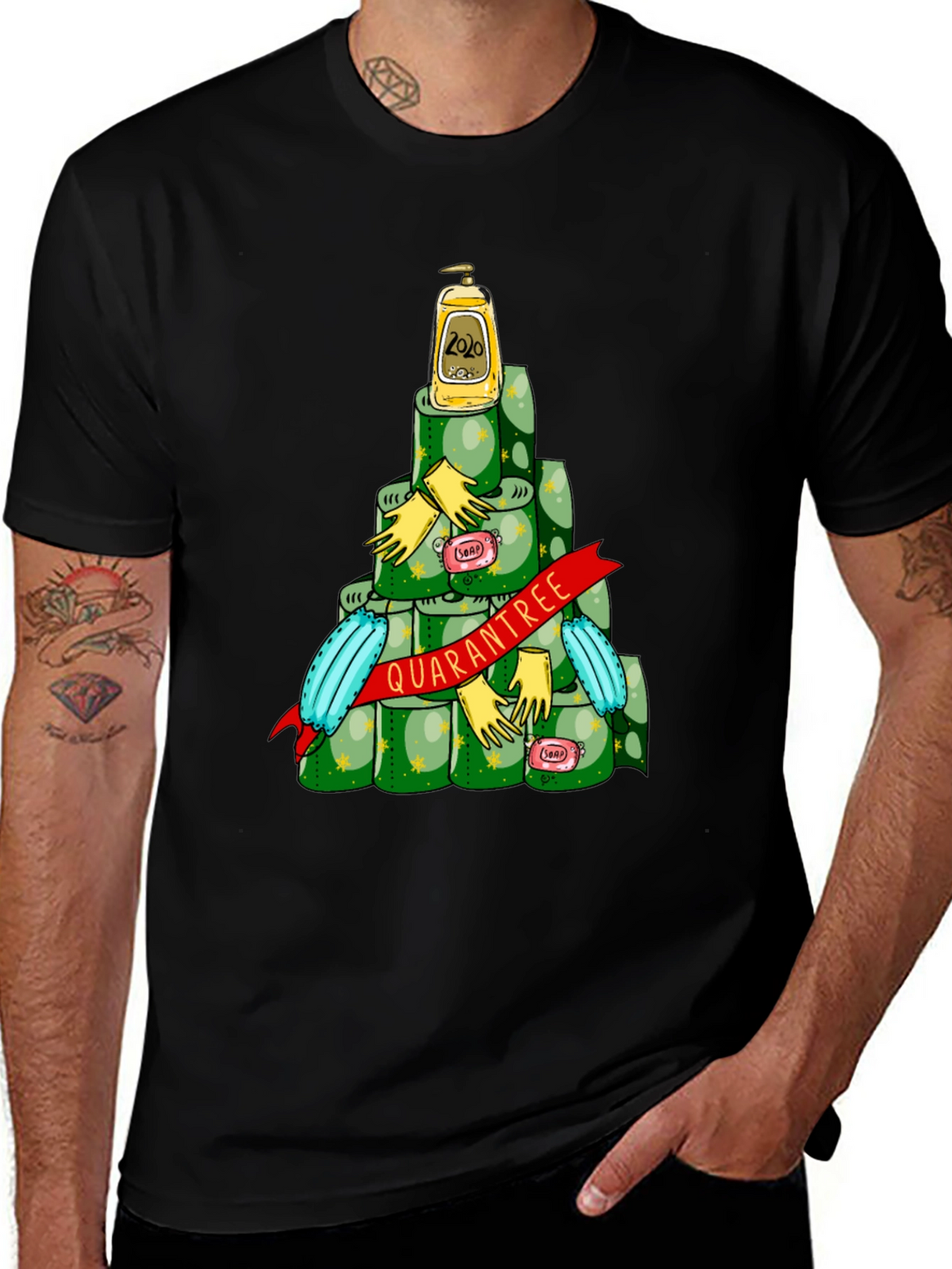 Quarantree T-Shirt - Funny Novelty Tee