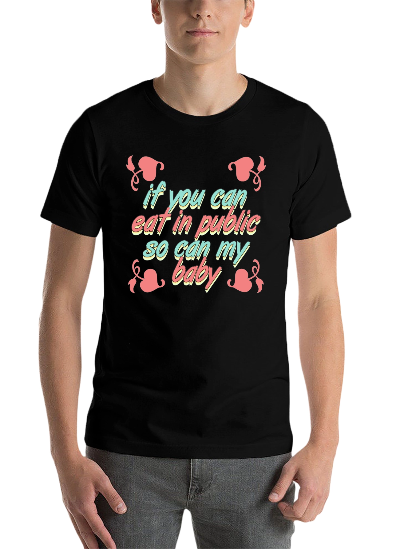Funny Breastfeeding T-Shirt - If You Can Eat