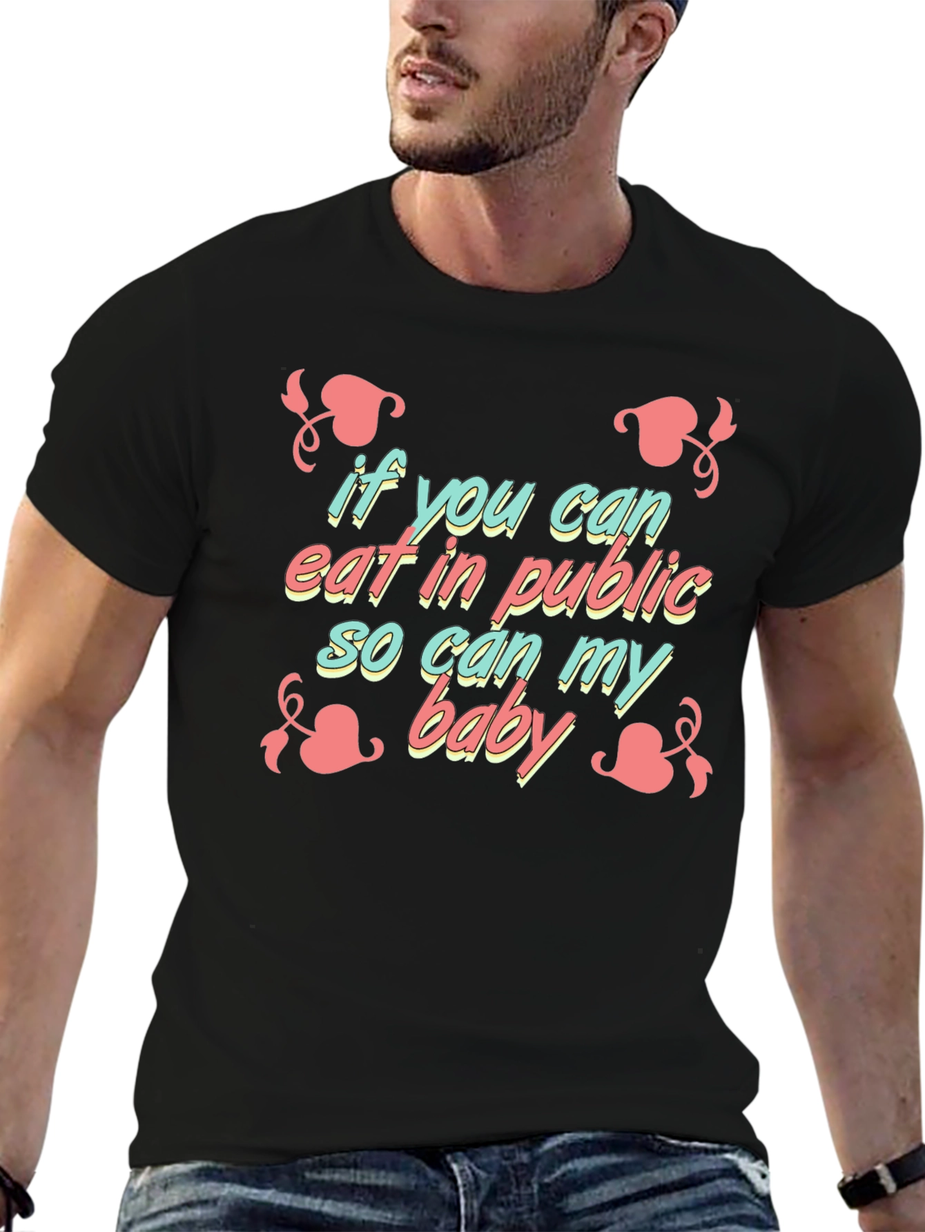 Funny Breastfeeding T-Shirt - If You Can Eat