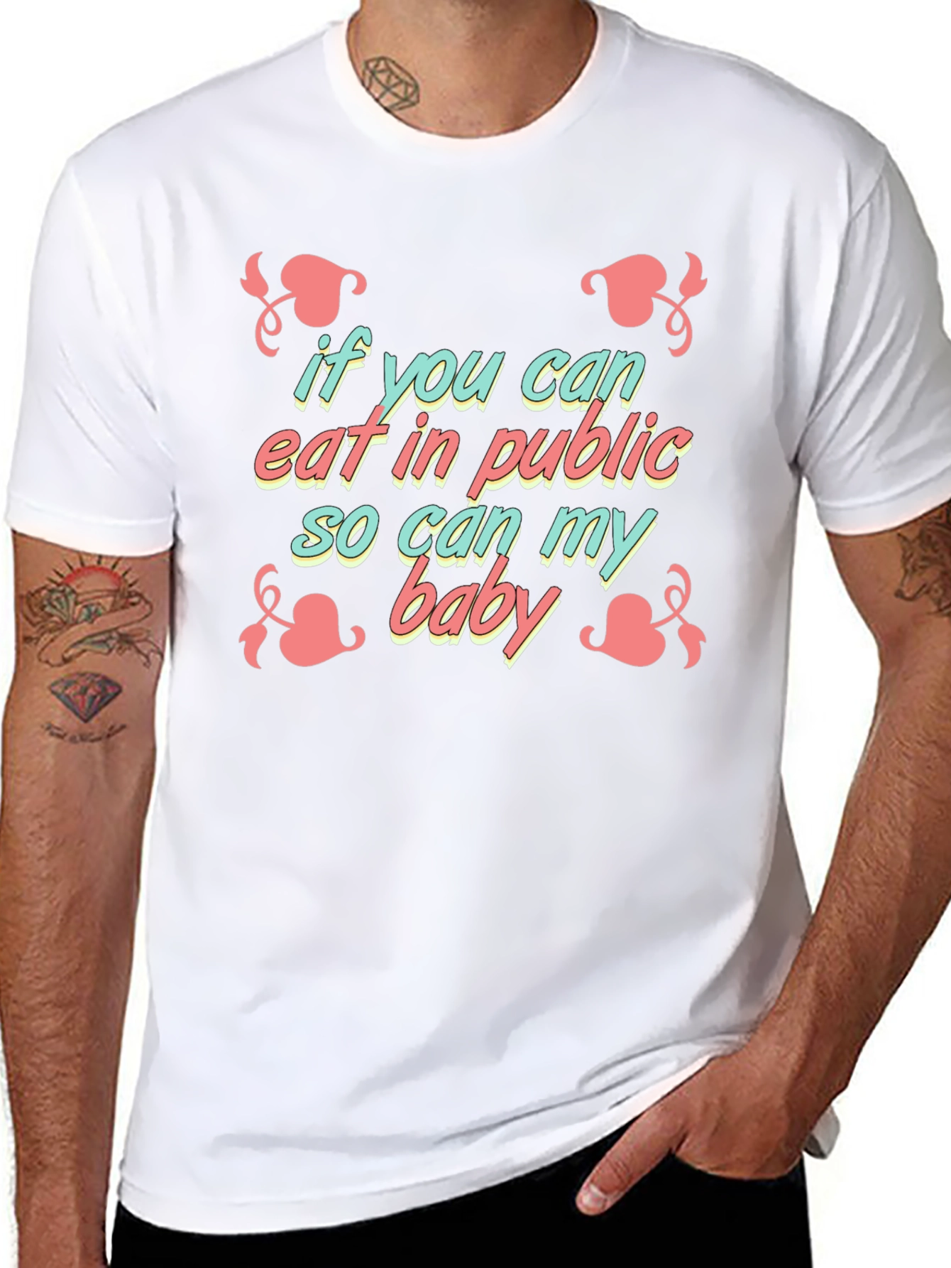 Funny Breastfeeding T-Shirt - If You Can Eat