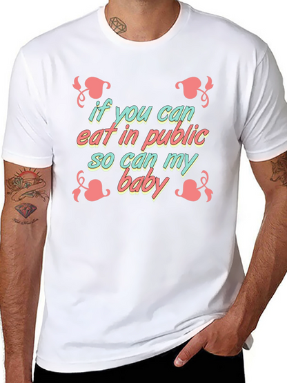 Funny Breastfeeding T-Shirt - If You Can Eat