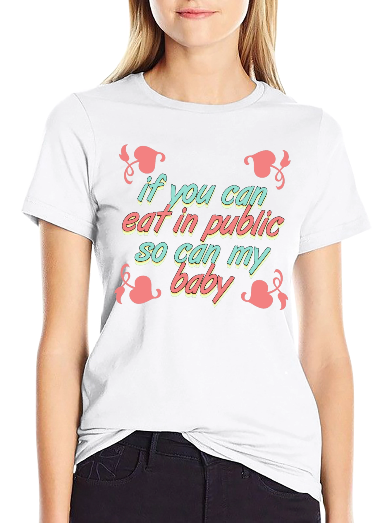 Funny Breastfeeding T-Shirt - If You Can Eat