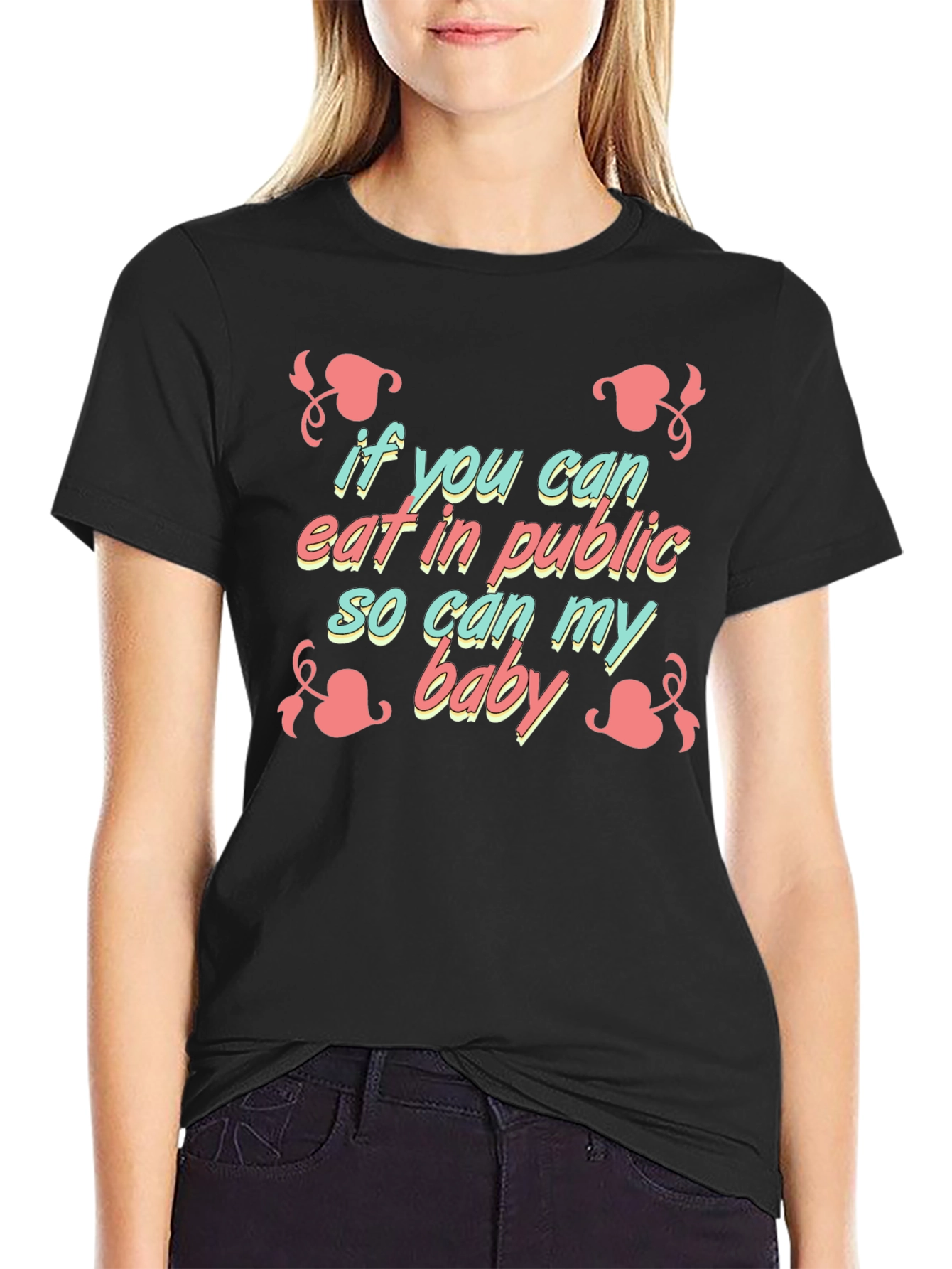 Funny Breastfeeding T-Shirt - If You Can Eat
