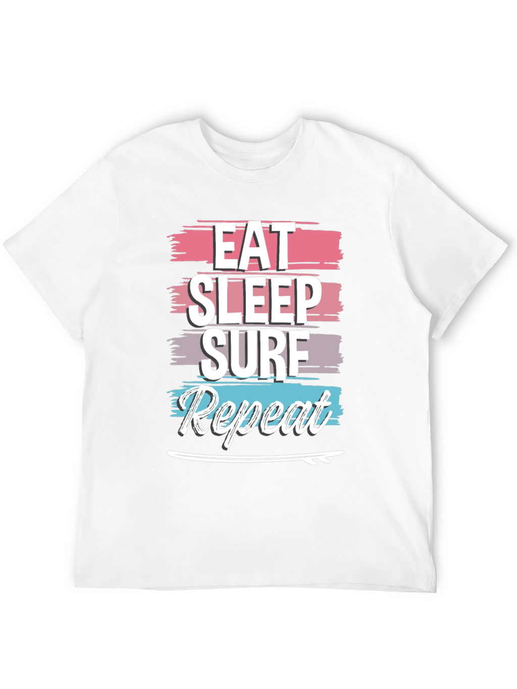 Eat Sleep Surf Repeat Graphic Tee