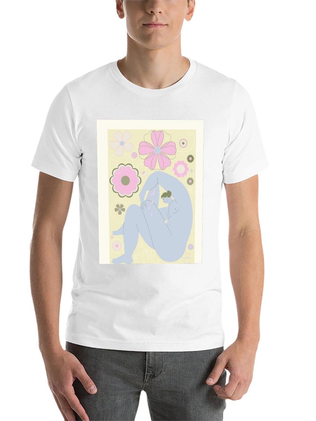 Abstract Art Tee - Black Graphic T-Shirt