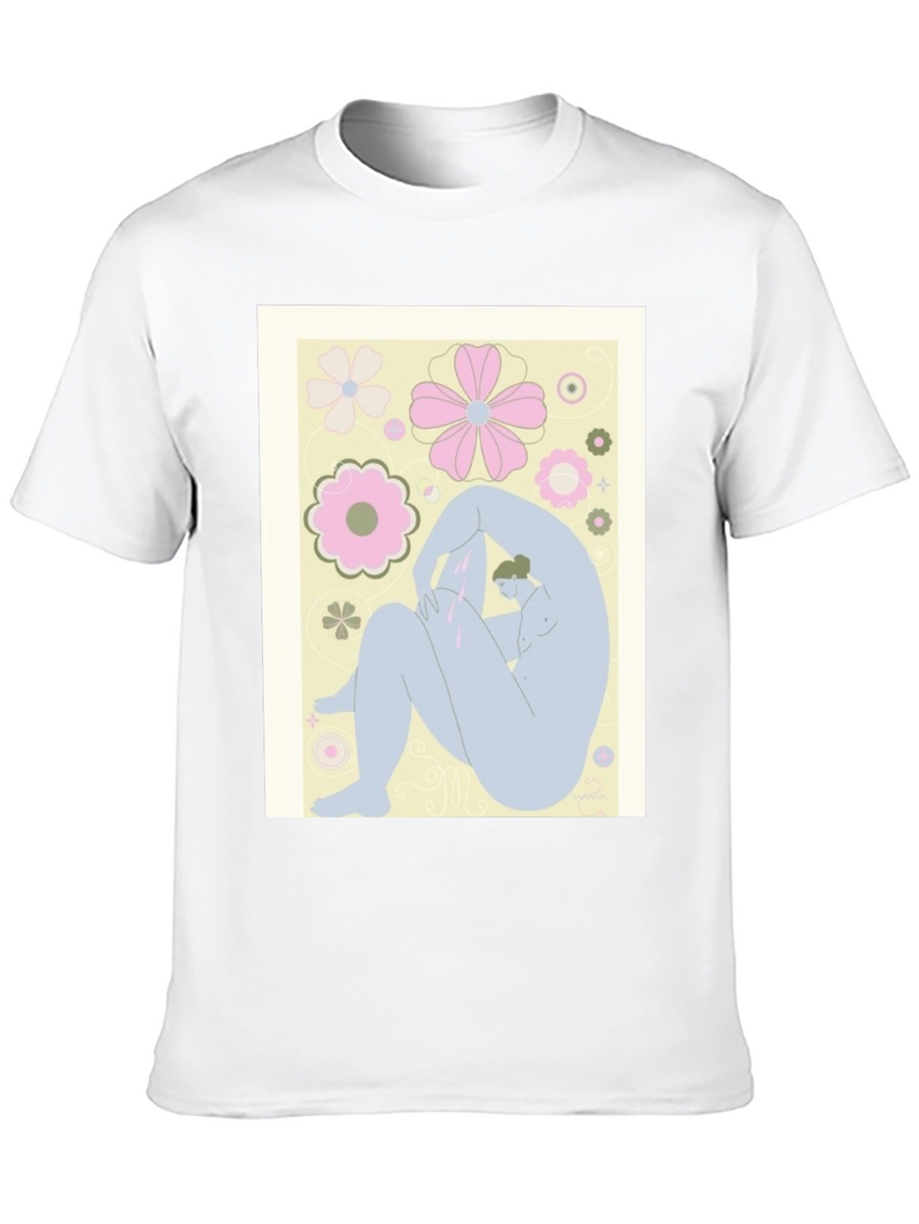 Abstract Art Tee - Black Graphic T-Shirt