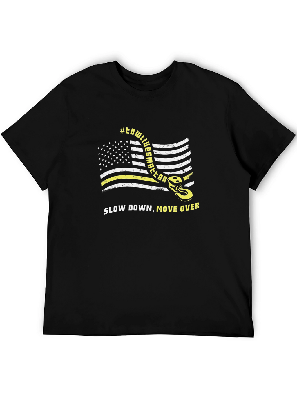 Tow Lives Matter Black Graphic Tee