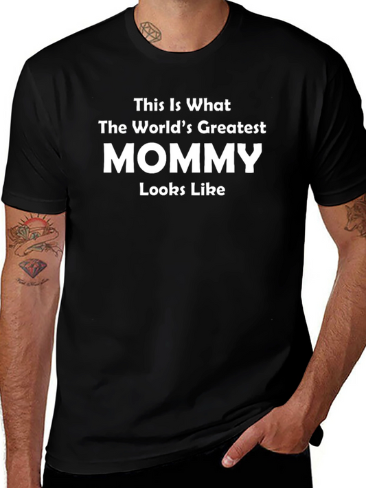 Worlds Greatest Mommy T-Shirt - Black