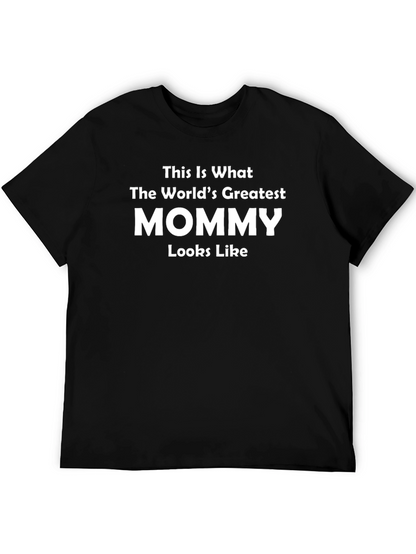 Worlds Greatest Mommy T-Shirt - Black