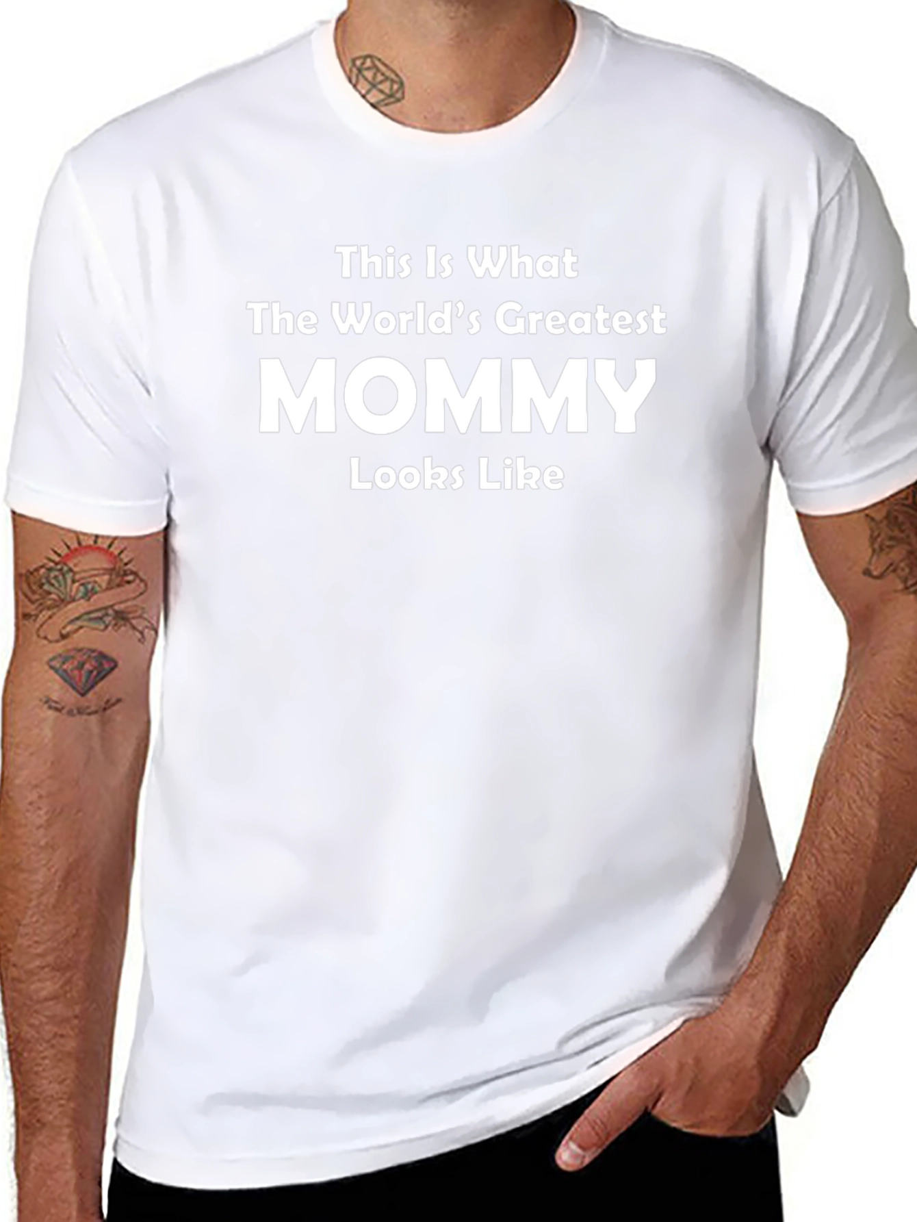Worlds Greatest Mommy T-Shirt - Black