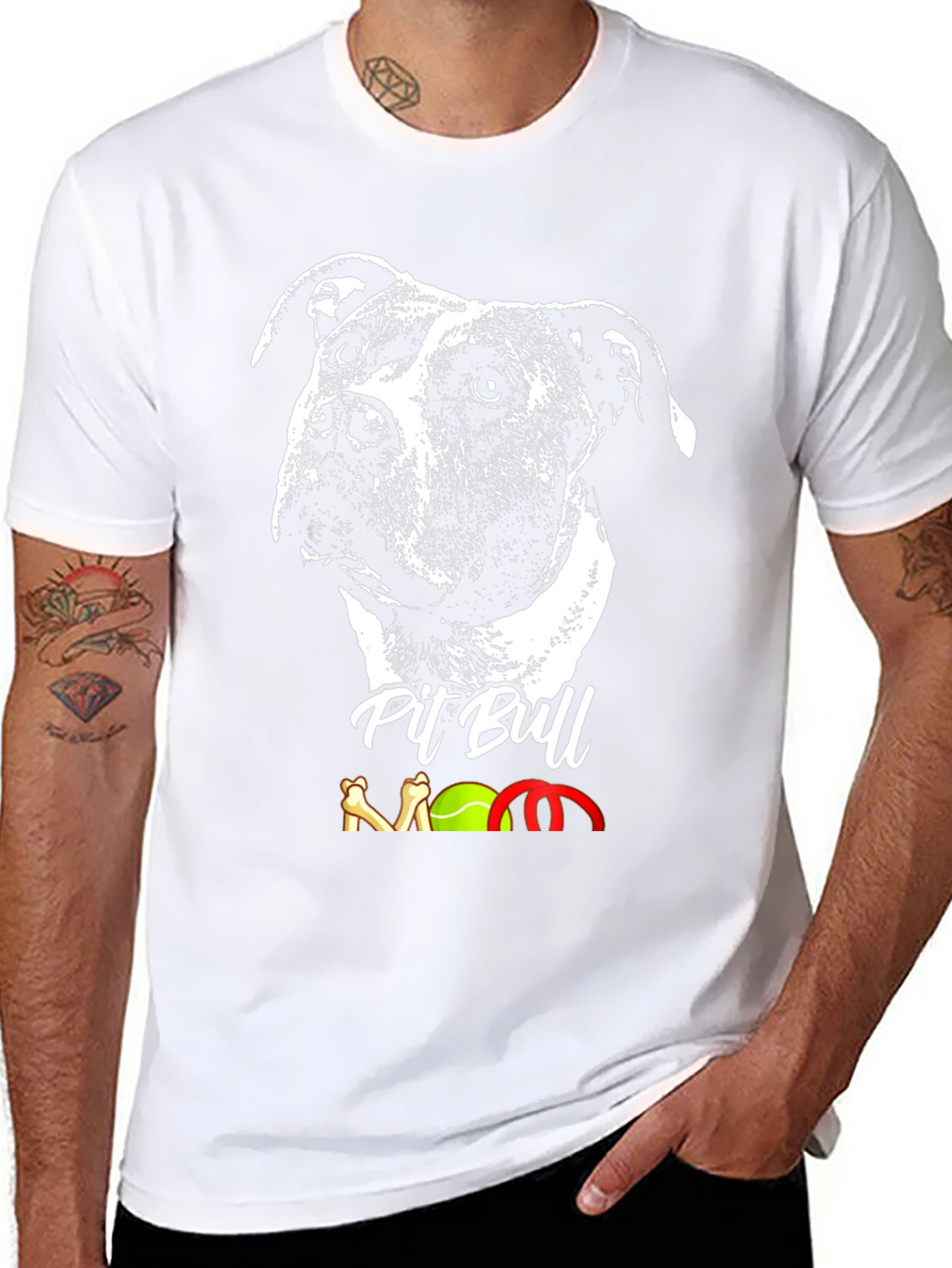 Pit Bull Mom T-Shirt - Dog Lover Tee