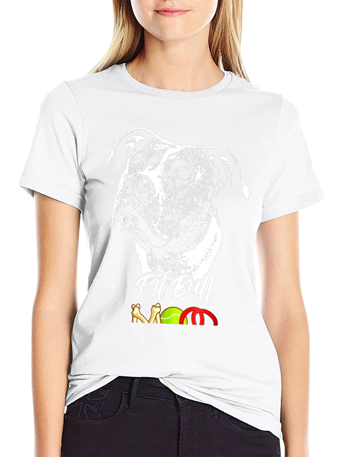 Pit Bull Mom T-Shirt - Dog Lover Tee