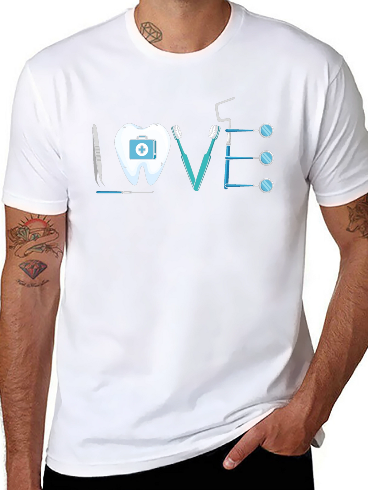 Dentist LOVE T-Shirt - Black Tee