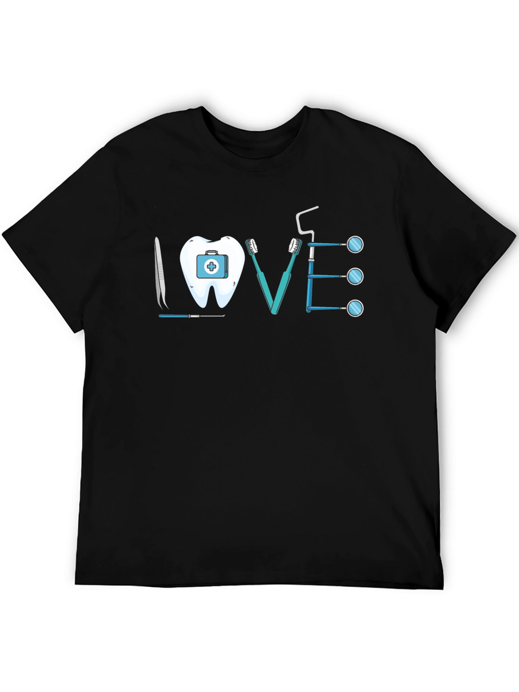 Dentist LOVE T-Shirt - Black Tee