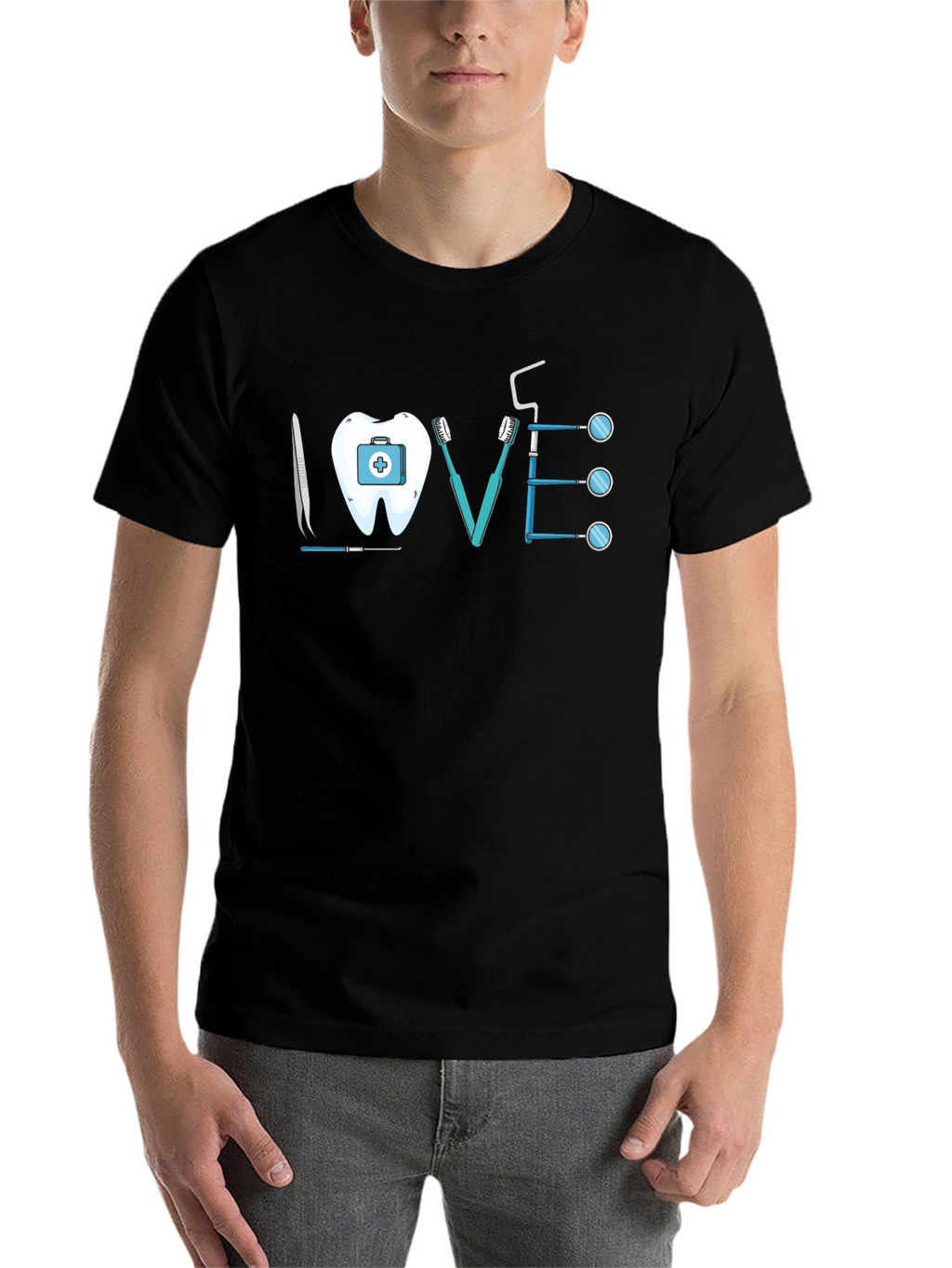 Dentist LOVE T-Shirt - Black Tee