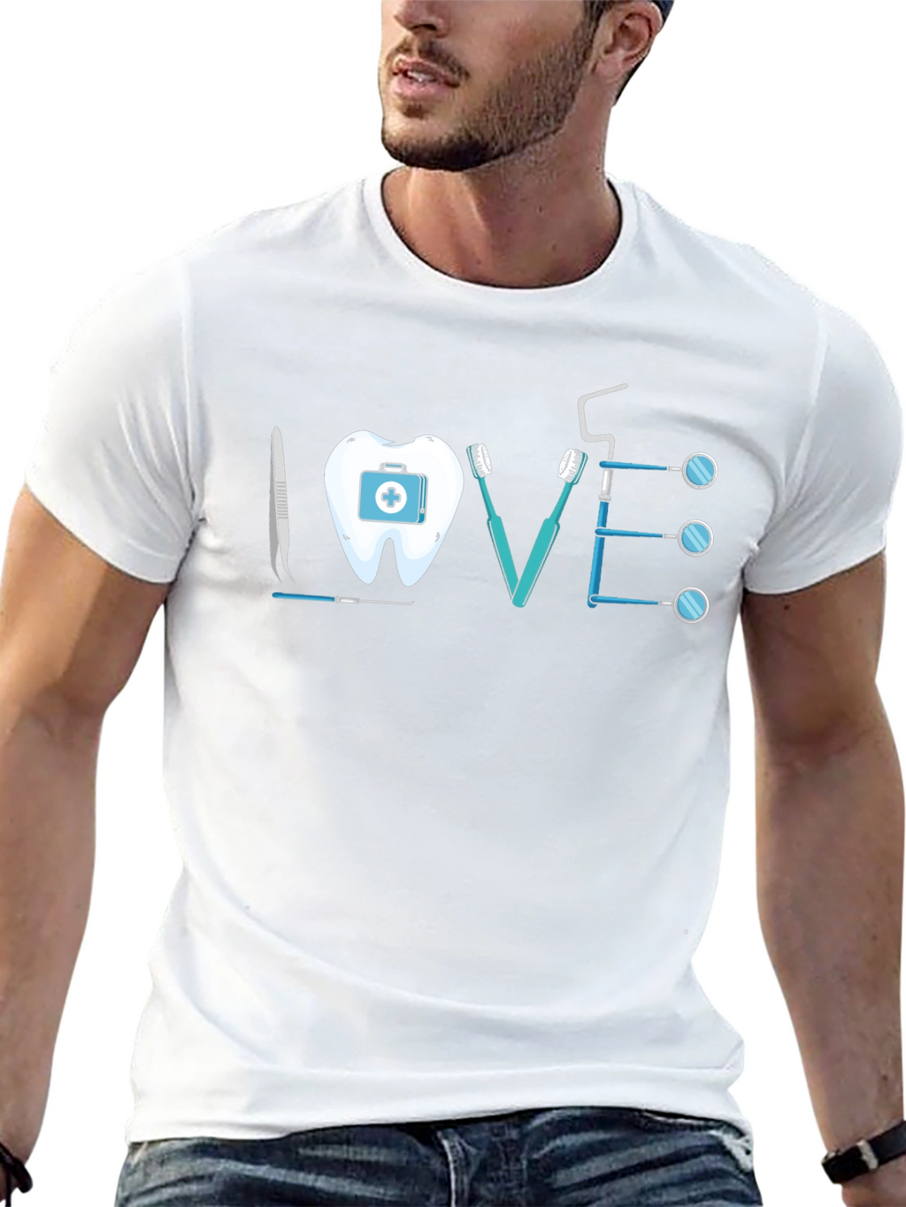 Dentist LOVE T-Shirt - Black Tee