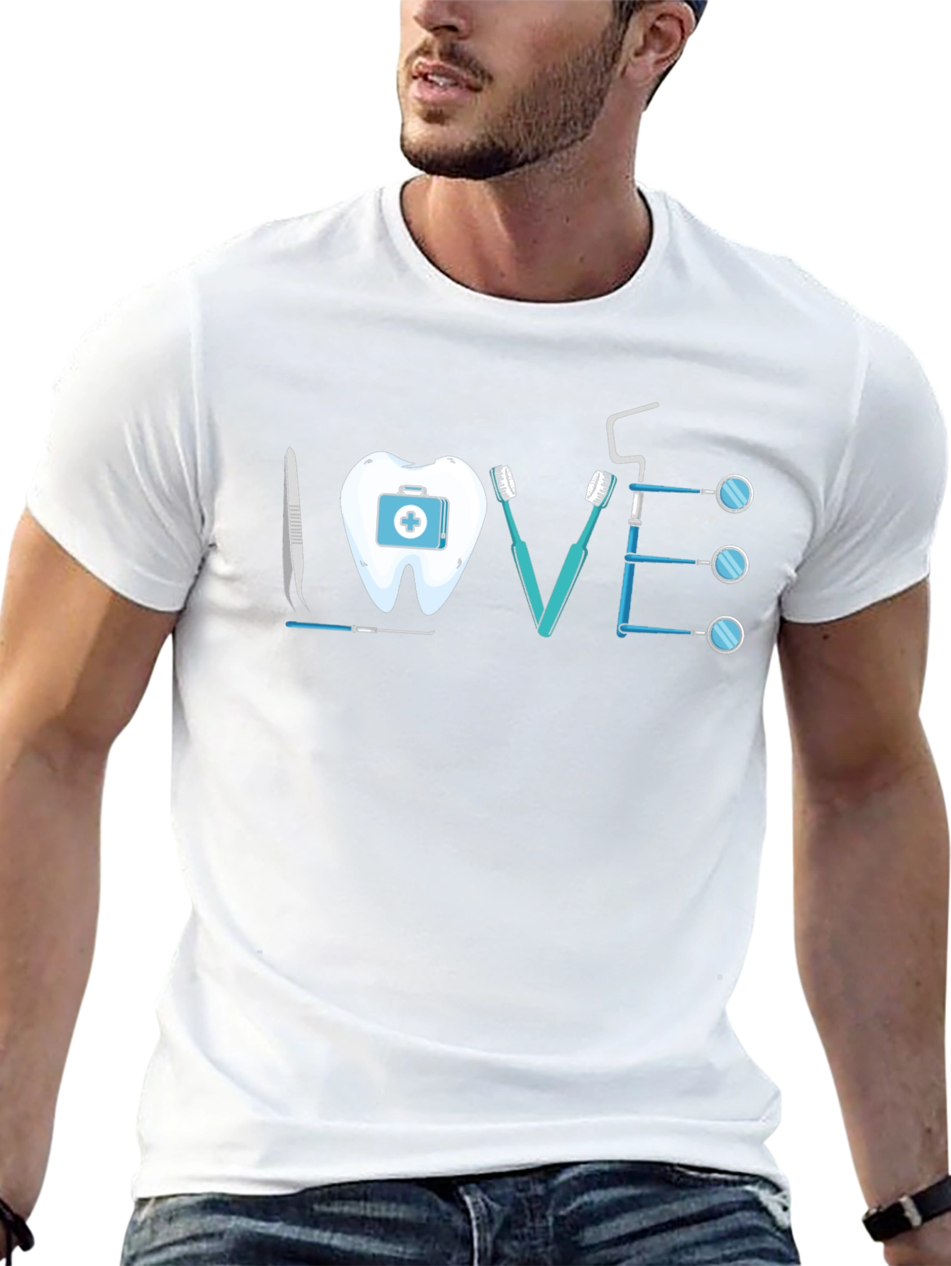 Dentist LOVE T-Shirt - Black Tee