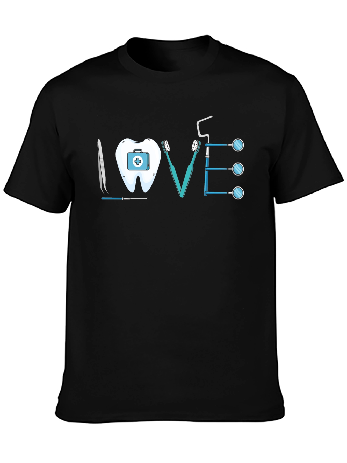 Dentist LOVE T-Shirt - Black Tee