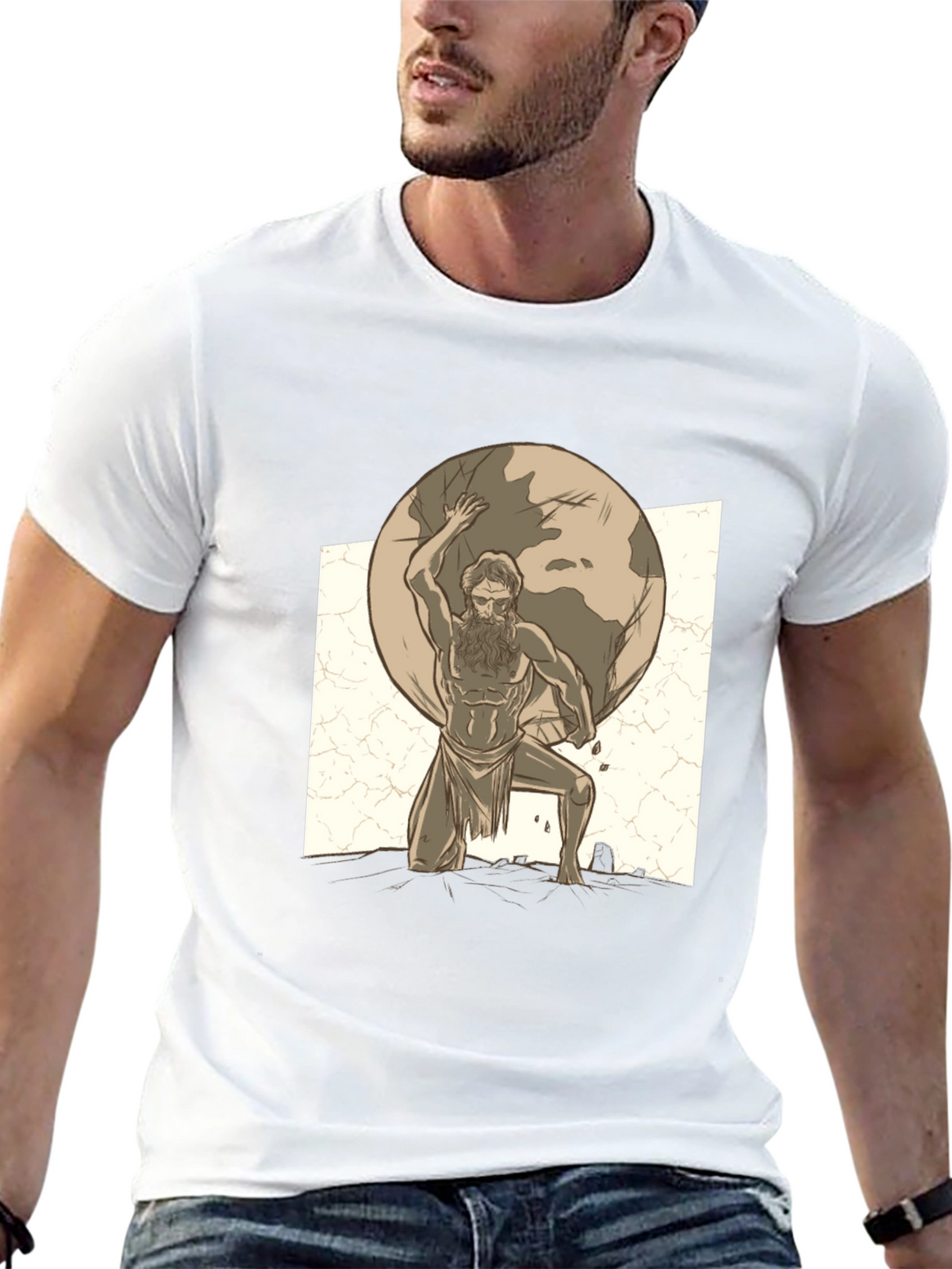 Atlas Graphic Tee - World on Your Shoulders