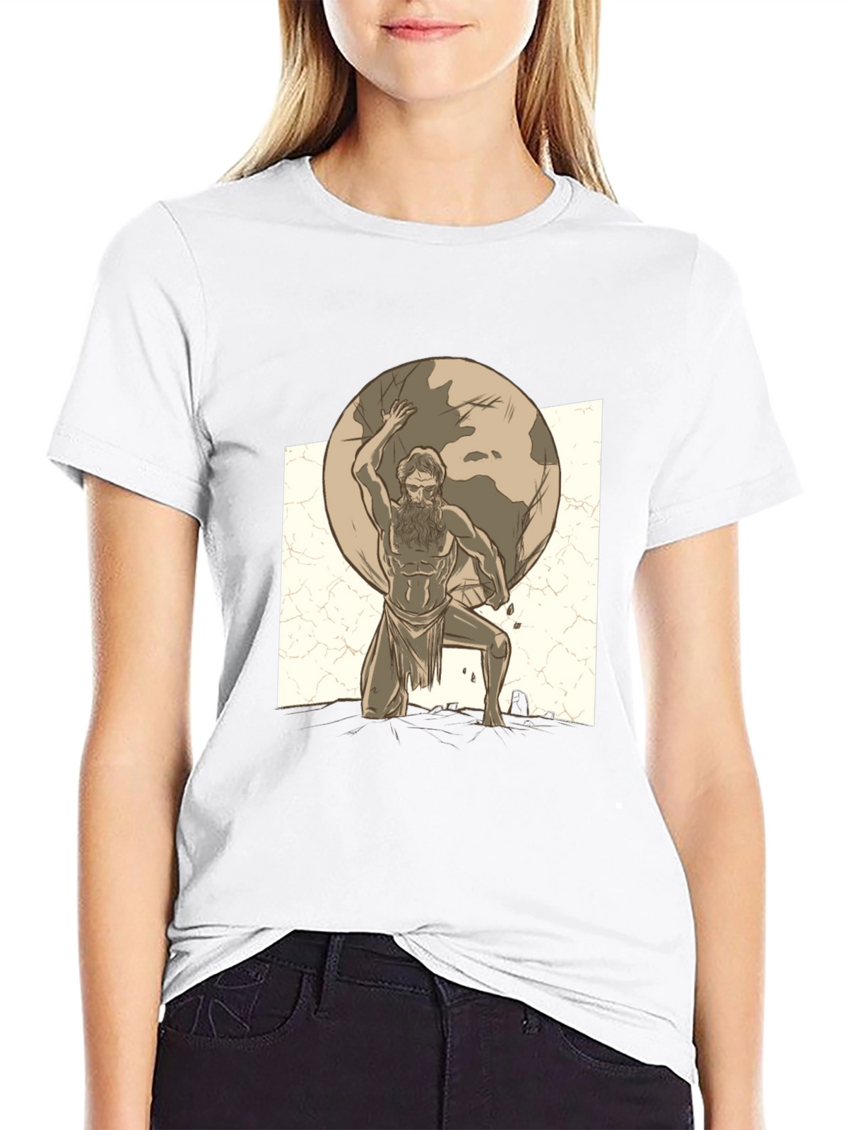 Atlas Graphic Tee - World on Your Shoulders