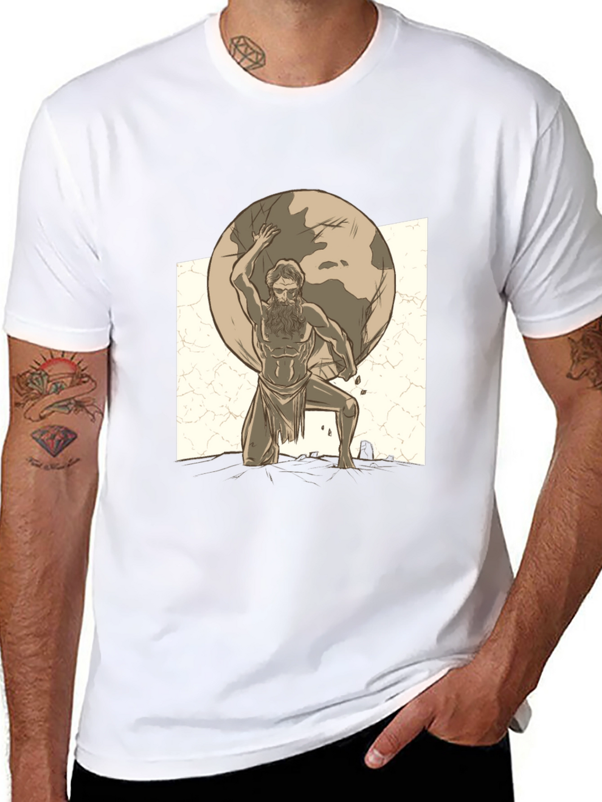 Atlas Graphic Tee - World on Your Shoulders