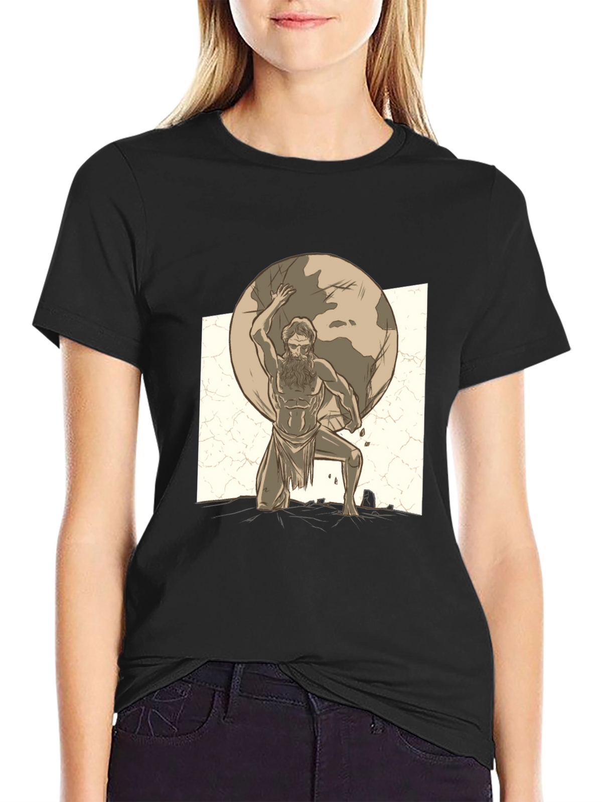 Atlas Graphic Tee - World on Your Shoulders
