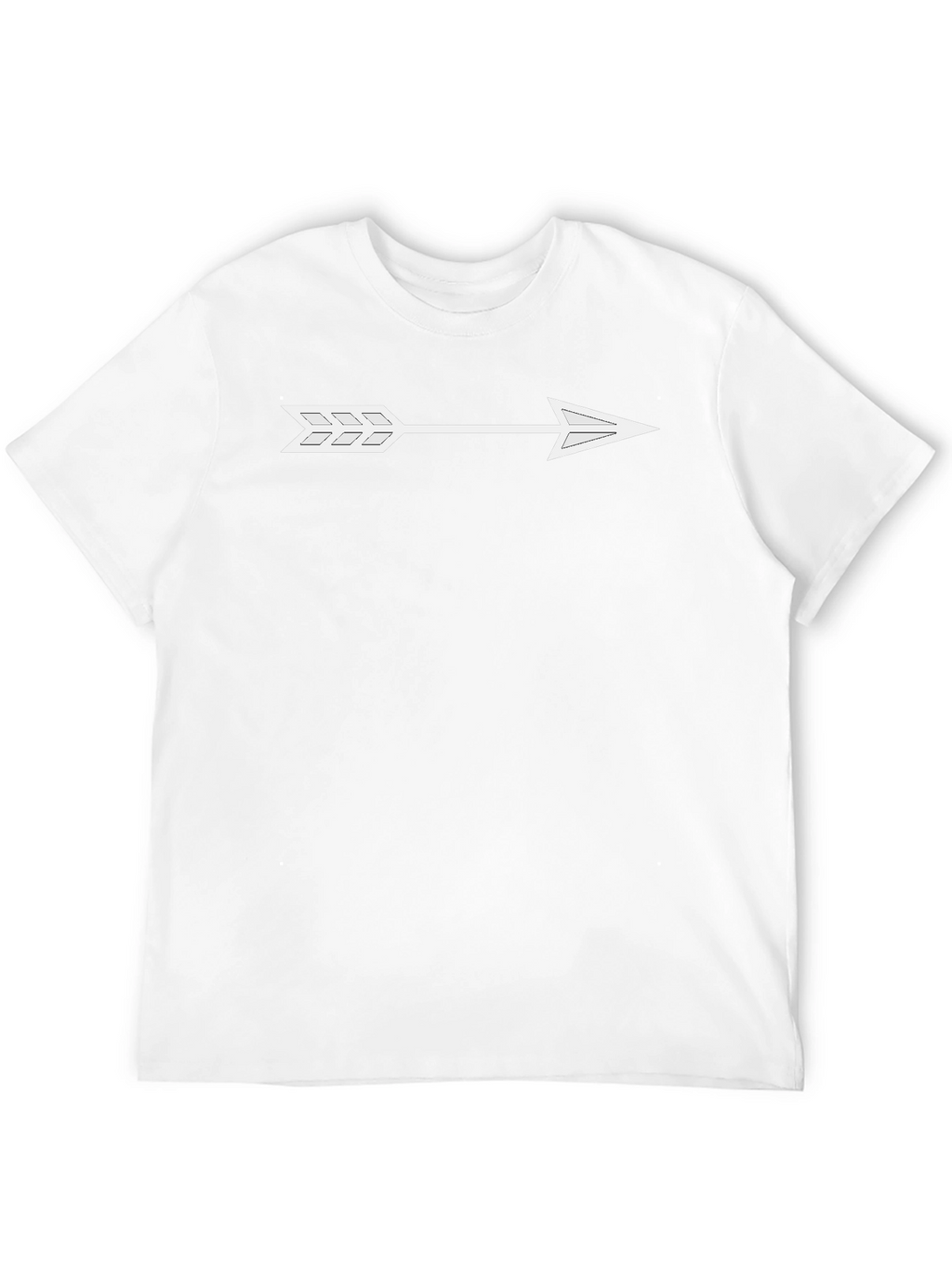 Arrow Graphic Black T-Shirt - Trendy Casual Wear