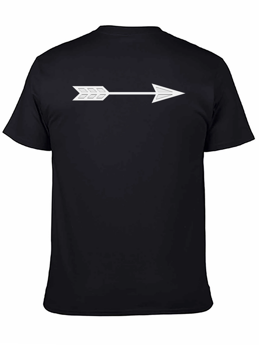 Arrow Graphic Black T-Shirt - Trendy Casual Wear