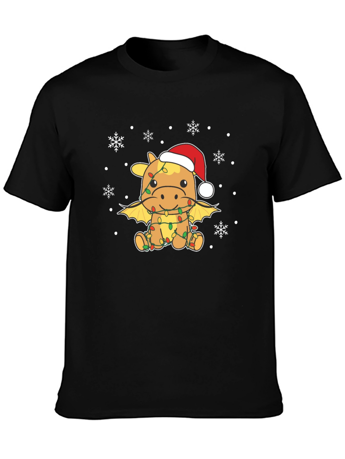 Christmas Dragon T-Shirt - Festive Holiday Apparel