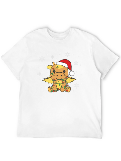Christmas Dragon T-Shirt - Festive Holiday Apparel
