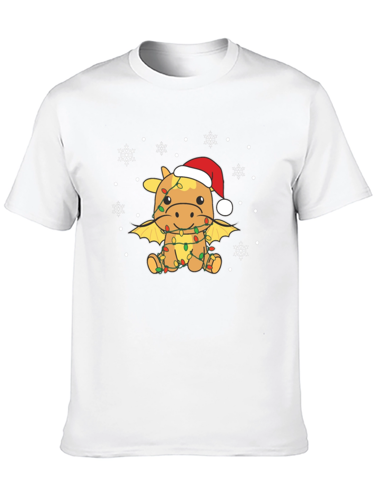 Christmas Dragon T-Shirt - Festive Holiday Apparel