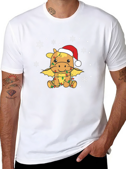 Christmas Dragon T-Shirt - Festive Holiday Apparel