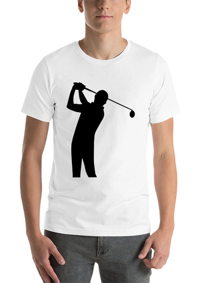 Golf Swing Silhouette Tee - Sporty Style