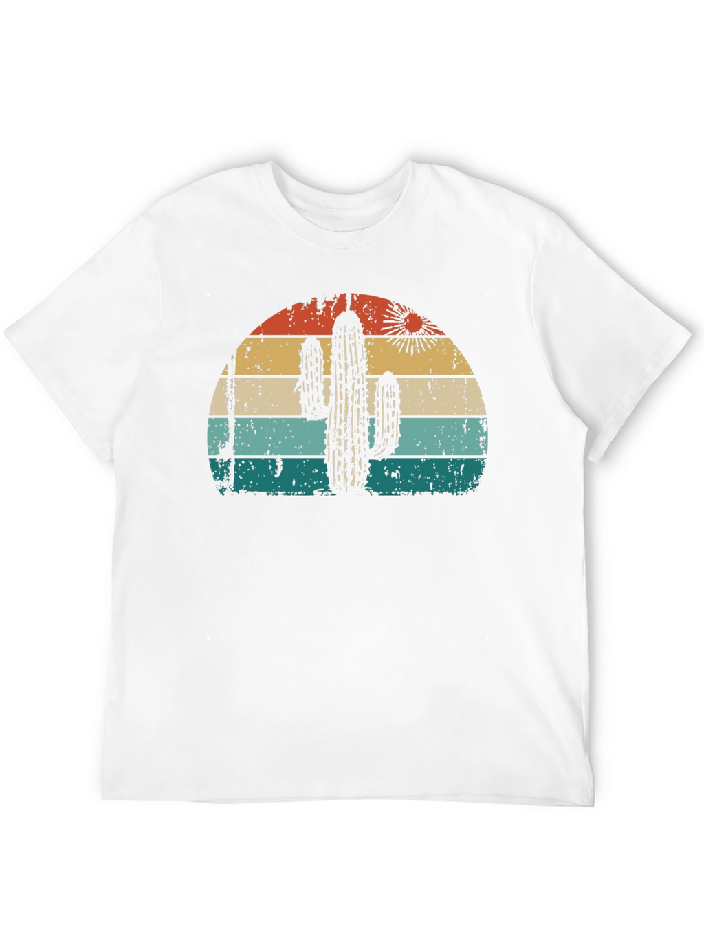 Retro Cactus Sunset Graphic Tee