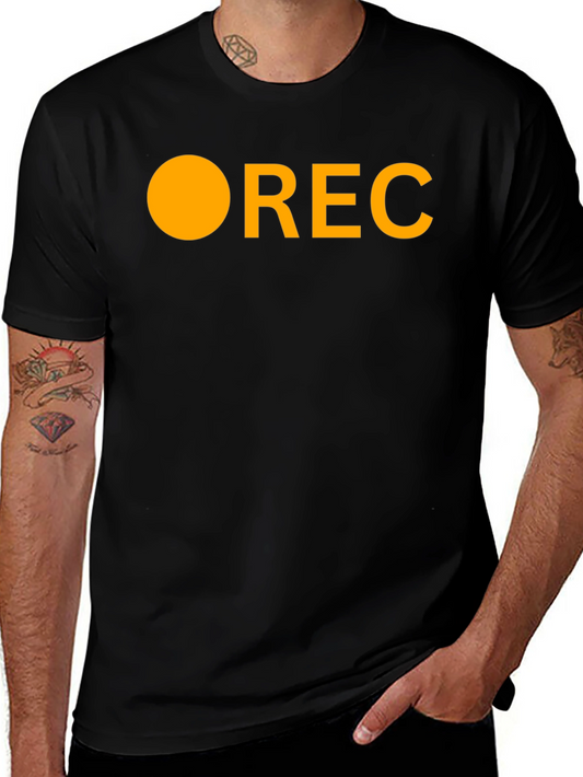 Recording in Progress Black T-Shirt