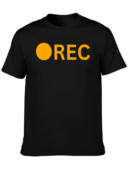 Recording in Progress Black T-Shirt