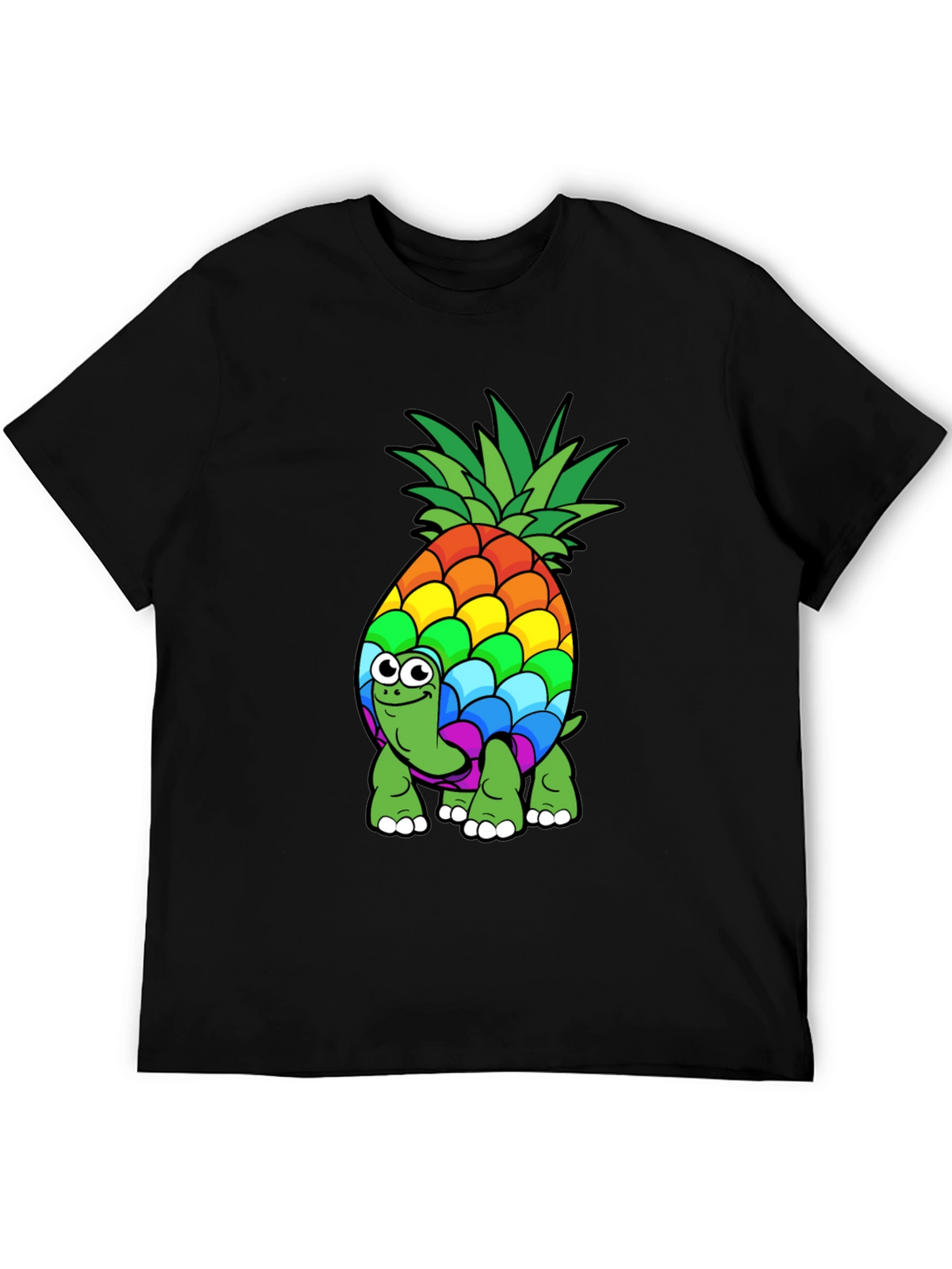 Rainbow Pineapple Turtle T-Shirt - Fun & Unique Design