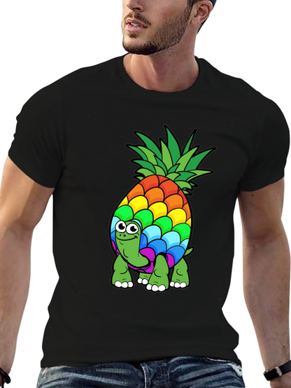 Rainbow Pineapple Turtle T-Shirt - Fun & Unique Design