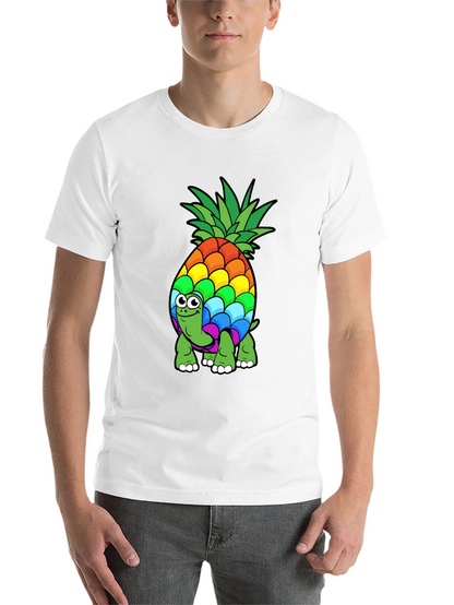 Rainbow Pineapple Turtle T-Shirt - Fun & Unique Design