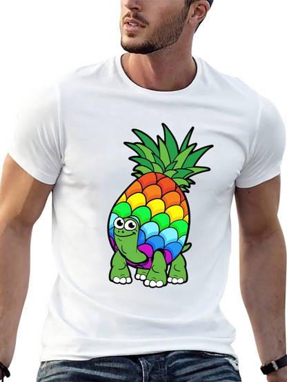 Rainbow Pineapple Turtle T-Shirt - Fun & Unique Design