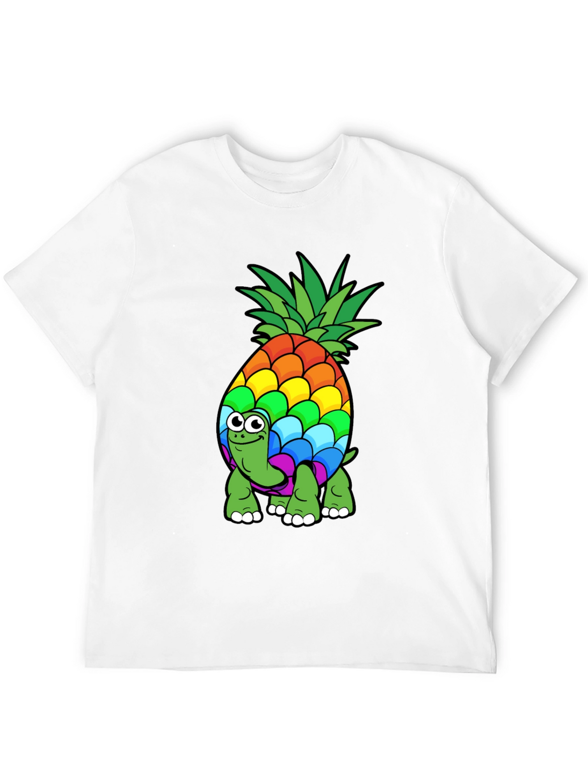 Rainbow Pineapple Turtle T-Shirt - Fun & Unique Design