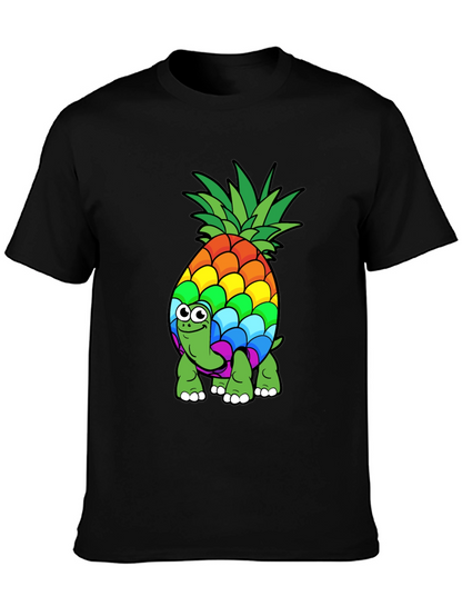 Rainbow Pineapple Turtle T-Shirt - Fun & Unique Design