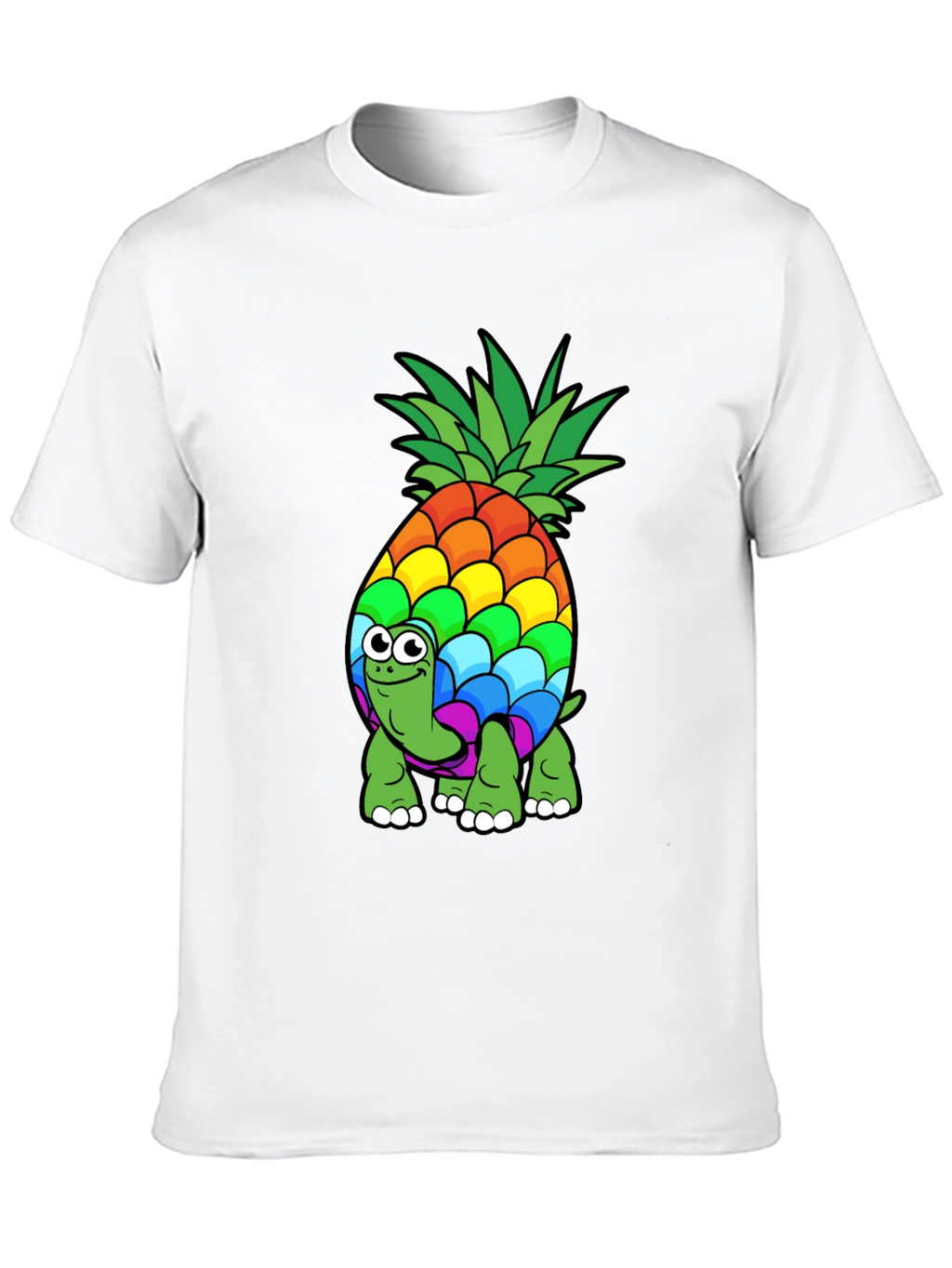 Rainbow Pineapple Turtle T-Shirt - Fun & Unique Design