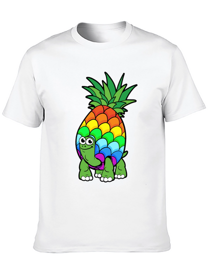 Rainbow Pineapple Turtle T-Shirt - Fun & Unique Design