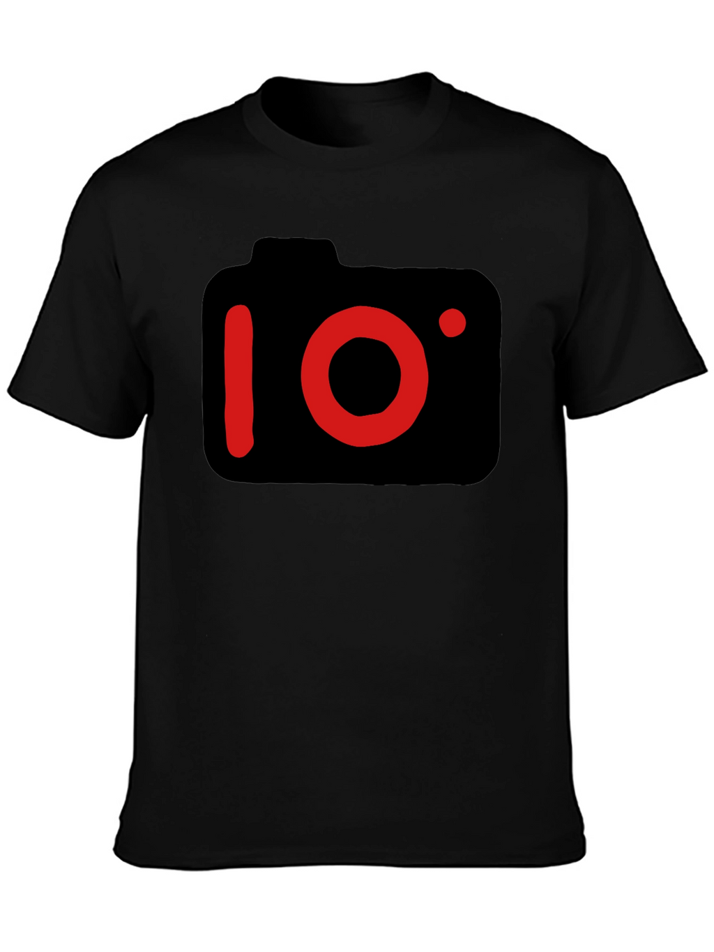 Camera Graphic Black T-Shirt